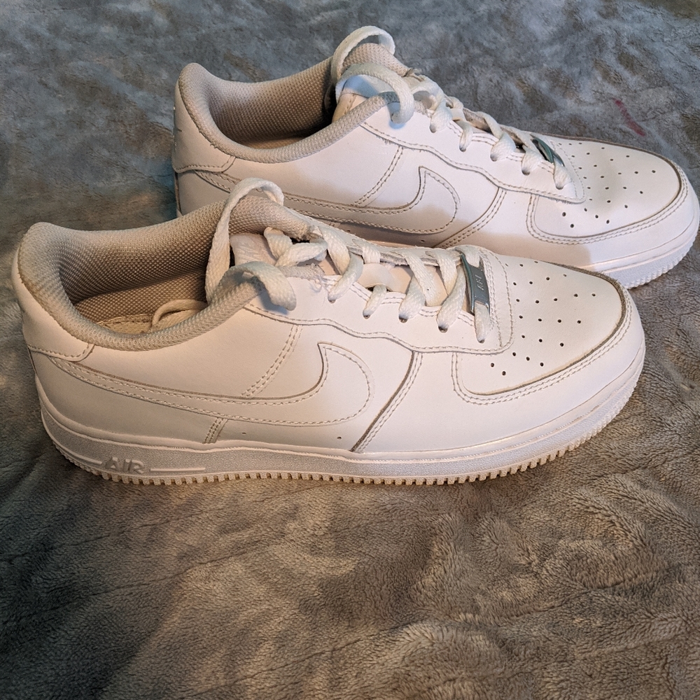Nike white air forces ones
